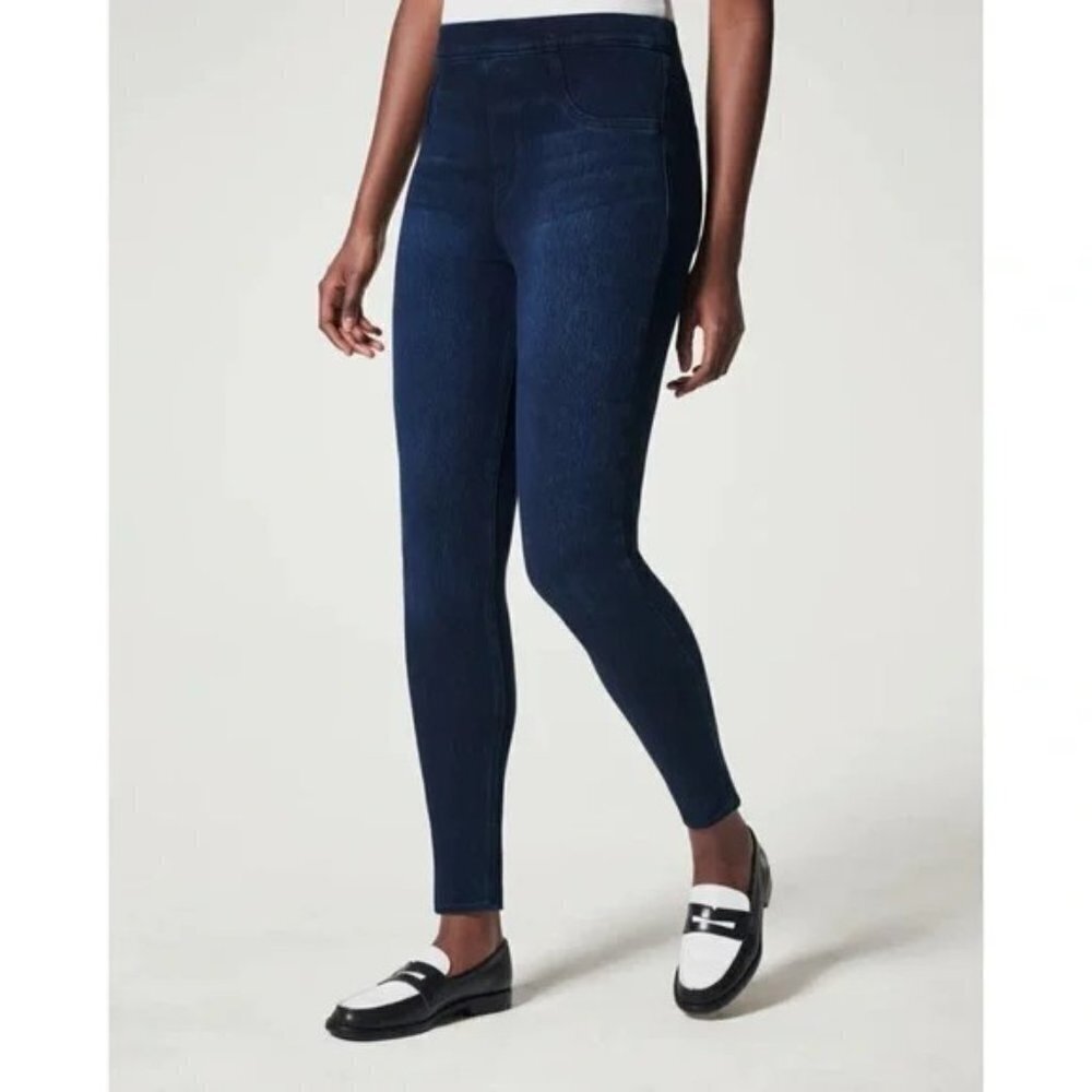 Spanx Ankle Length Skinny Jean-ish Legging Size M - Picture 1 of 7